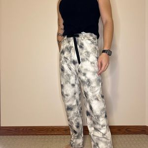 Zara Tie Dye Technical Pant Belted
